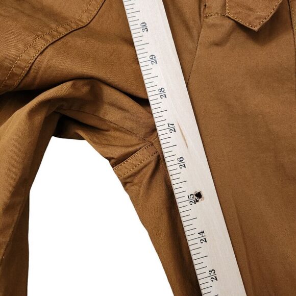 Alex Mill‎ Paperbag Pants Womens 2 Russet Brown Expedition Twill Belted Cargo - Picture 12 of 12
